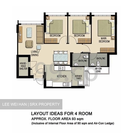 Blk 506C Angsana Breeze @ Yishun (Yishun), HDB 4 Rooms #519135741